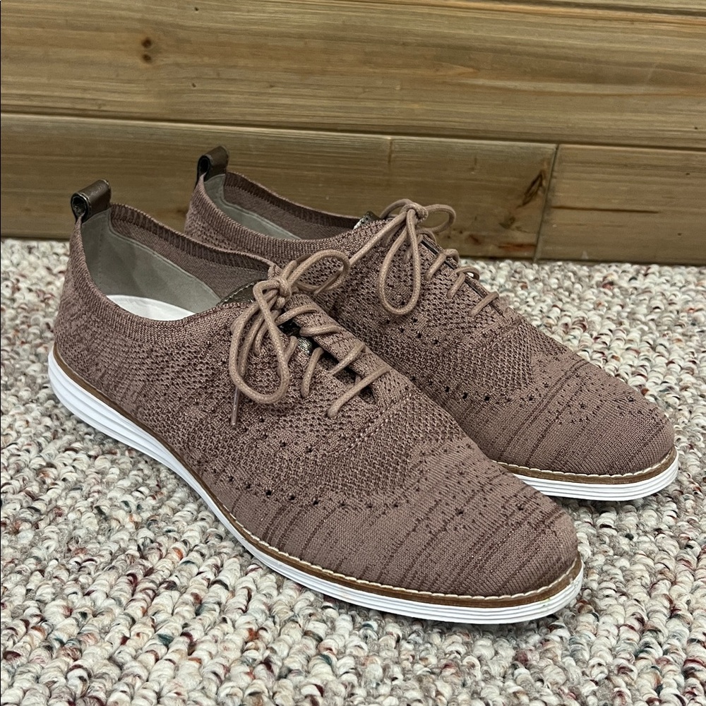 Cole Haan Grand OS Stitchlite Classic Women's Wingtip Comfort Shoes - Pink